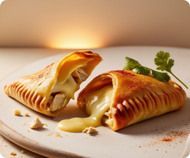 Curry Chicken Empanada